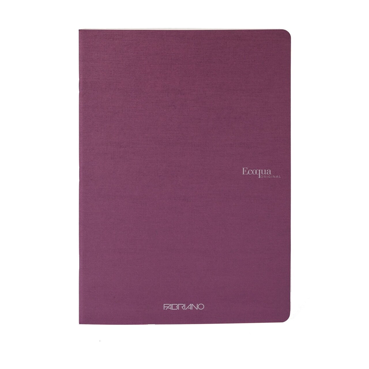 Fabriano Ecoqua Original Saddle-Stitched Notebook, Size A5, 40 Sheets, 5.8" x 8.3"